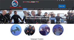 Desktop Screenshot of galapagostravellers.com