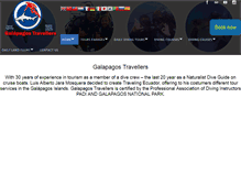 Tablet Screenshot of galapagostravellers.com